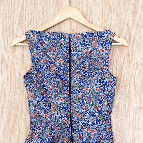 ZARA Paisley Structured Tulip Dress - Picture 10 of 13